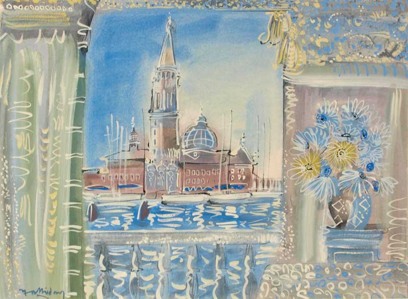 Alan Halliday: View from the Daniele, Venice