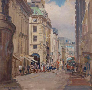 Artist: Geoff Hunt; Painting: By Number One Cornhill