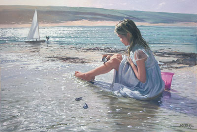 Artist: Nicholas St John Rosse; Painting: Another prized shell