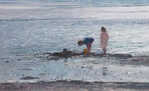Artist: Nicholas St John Rosse; Painting: End of a Good Day