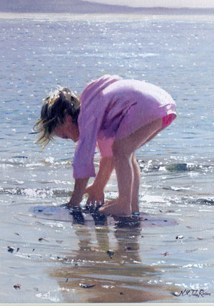 Artist: Nicholas St John Rosse; Painting: Rinsing hands
