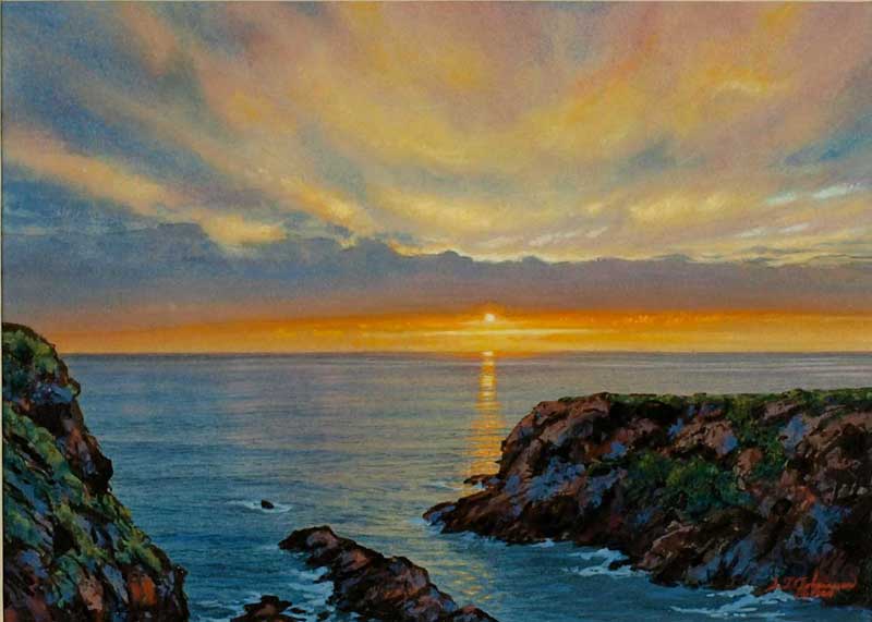 Steven Thor Johanneson, Sunset, Fox Cove