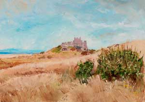 Artist: Stephen Jack; Painting: Bamburgh