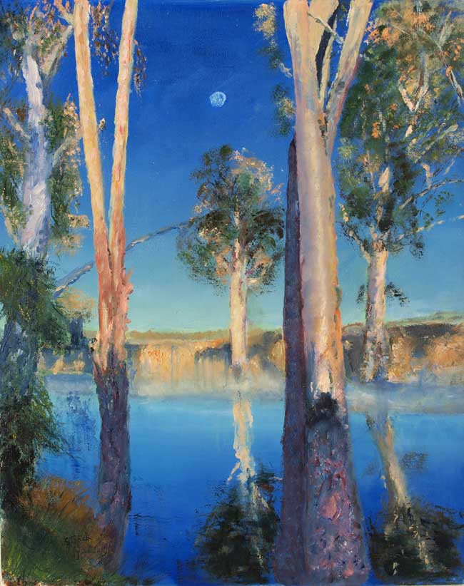 Stephen Jack Gum Trees by the creek, Queensland