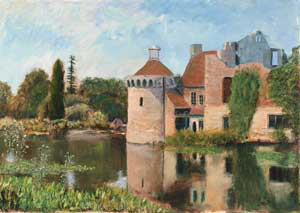 Artist: Stephen Jack; Painting: Scotney Castle