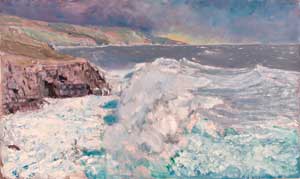 Artist: Stephen Jack; Painting: Seapower, Winspit, Dorset