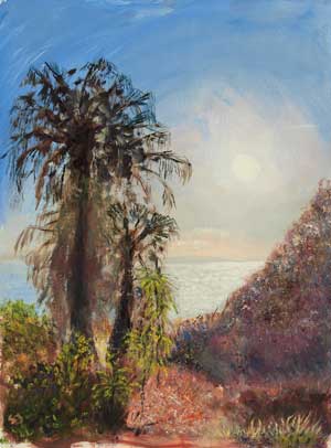 Artist: Stephen Jack; Painting: Near the Town of Seventeen Seventy looking towards the Coral Sea